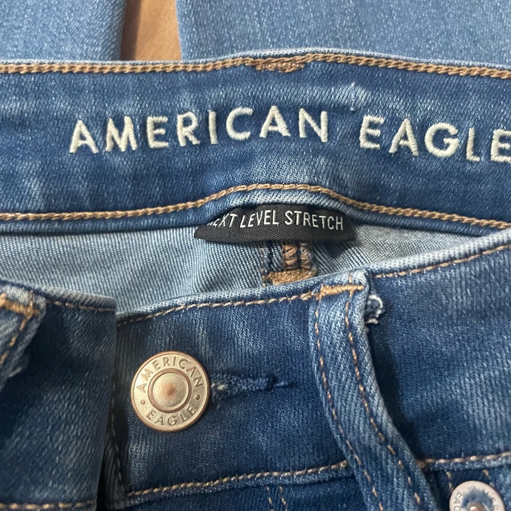 American Eagle High Rise Jeggings Sz 2 - Picture 6 of 6